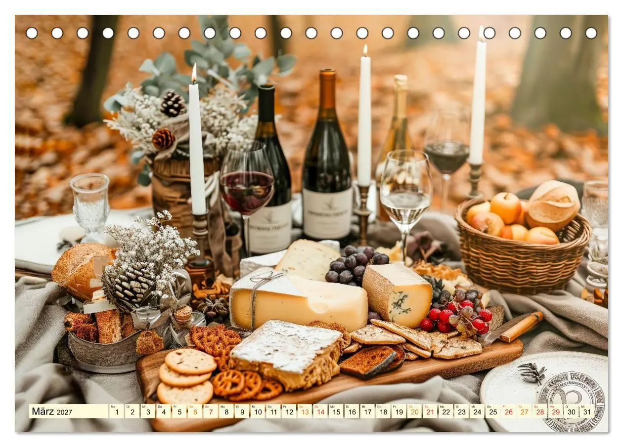 Bild: 9783569185906 | Picknick für Gourmets - Genuss erleben (Tischkalender 2027 DIN A5...