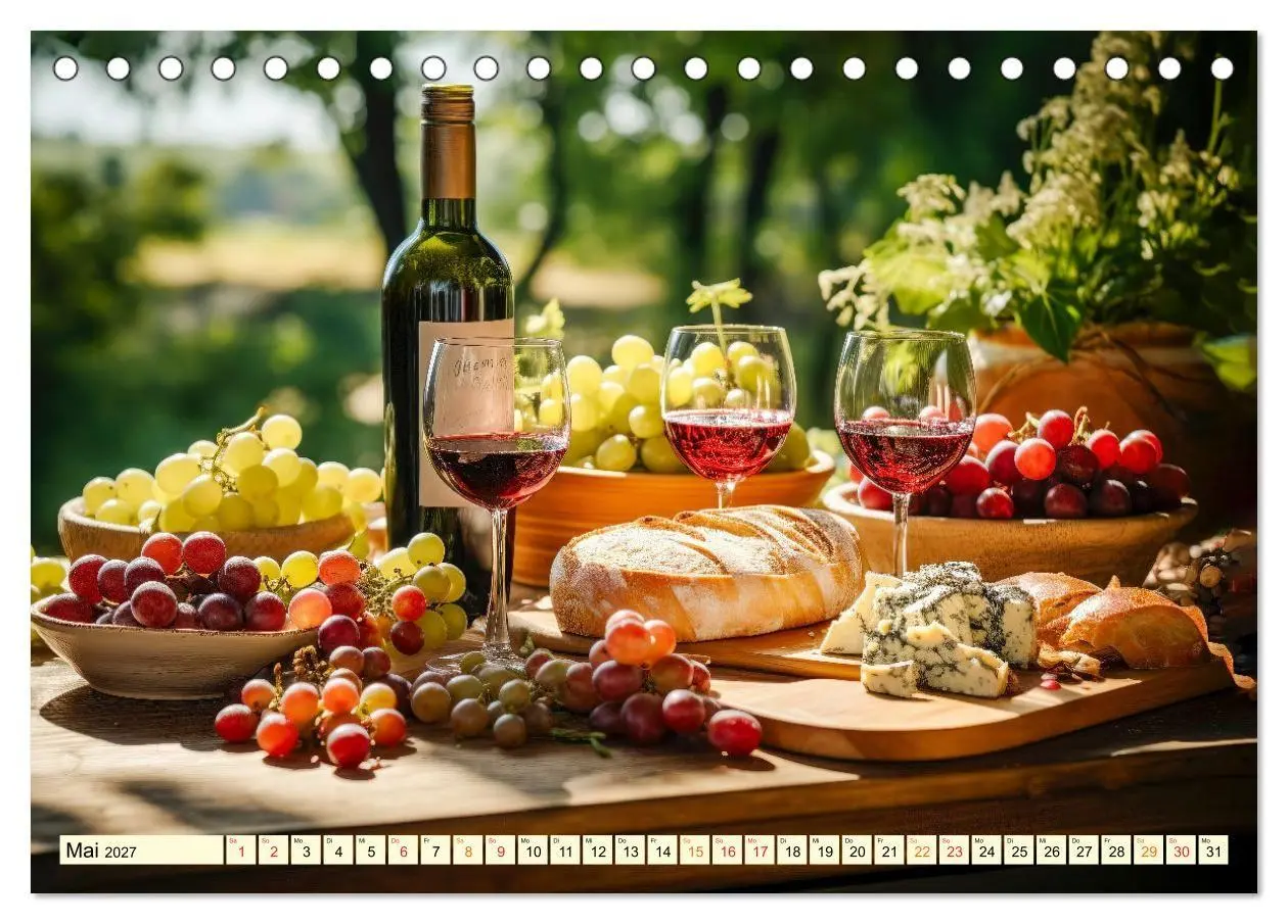 Bild: 9783569185906 | Picknick für Gourmets - Genuss erleben (Tischkalender 2027 DIN A5...