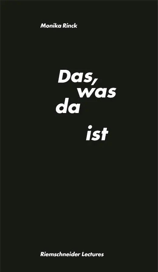 Cover: 9783897705906 | Das, was da ist: Zufall als Verfahren | Monika Rinck | Taschenbuch