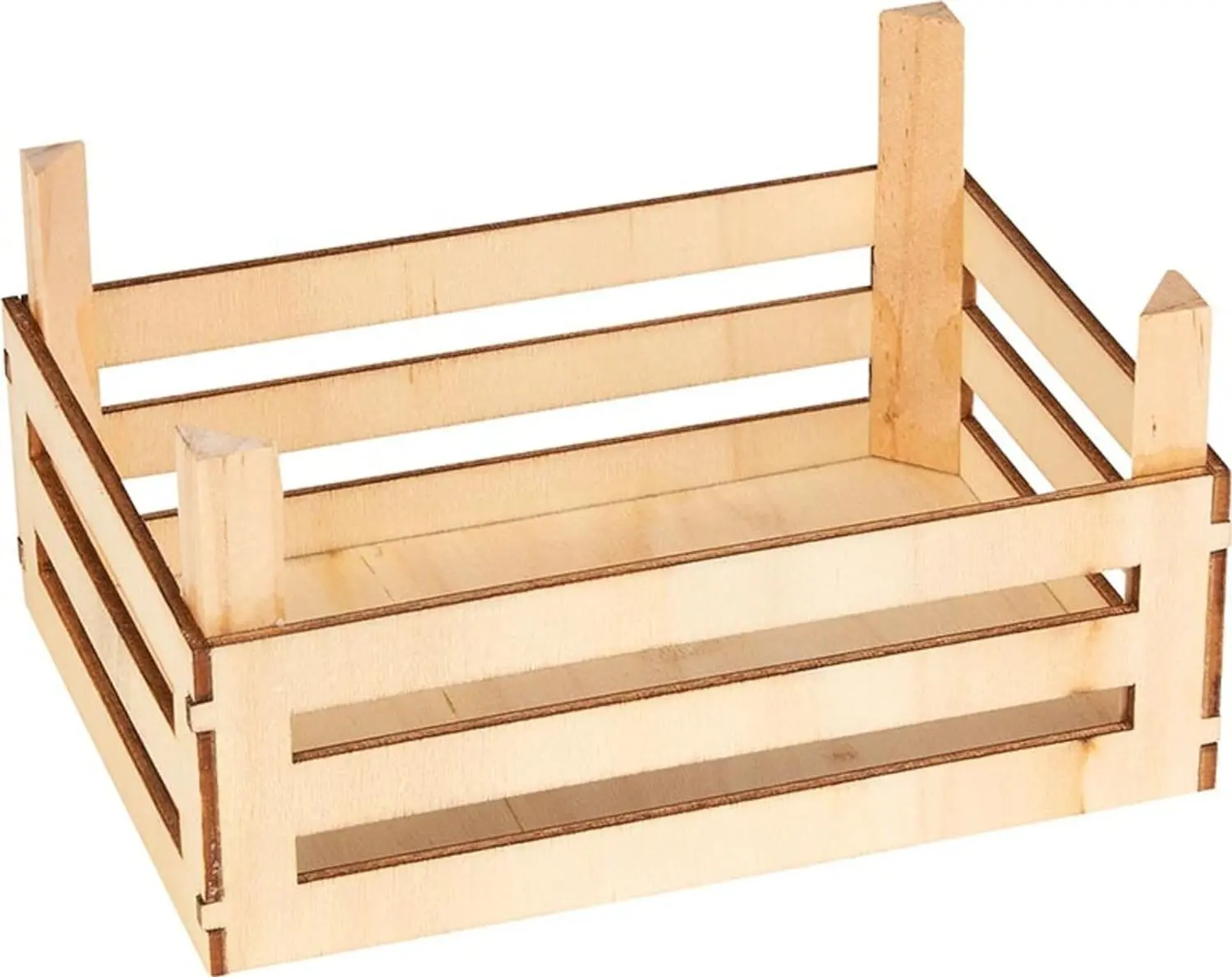 Cover: 4013594516006 | Goki 51600 - Obst- und Gemüsekiste, Holz, 3er Set, Zubehör für...