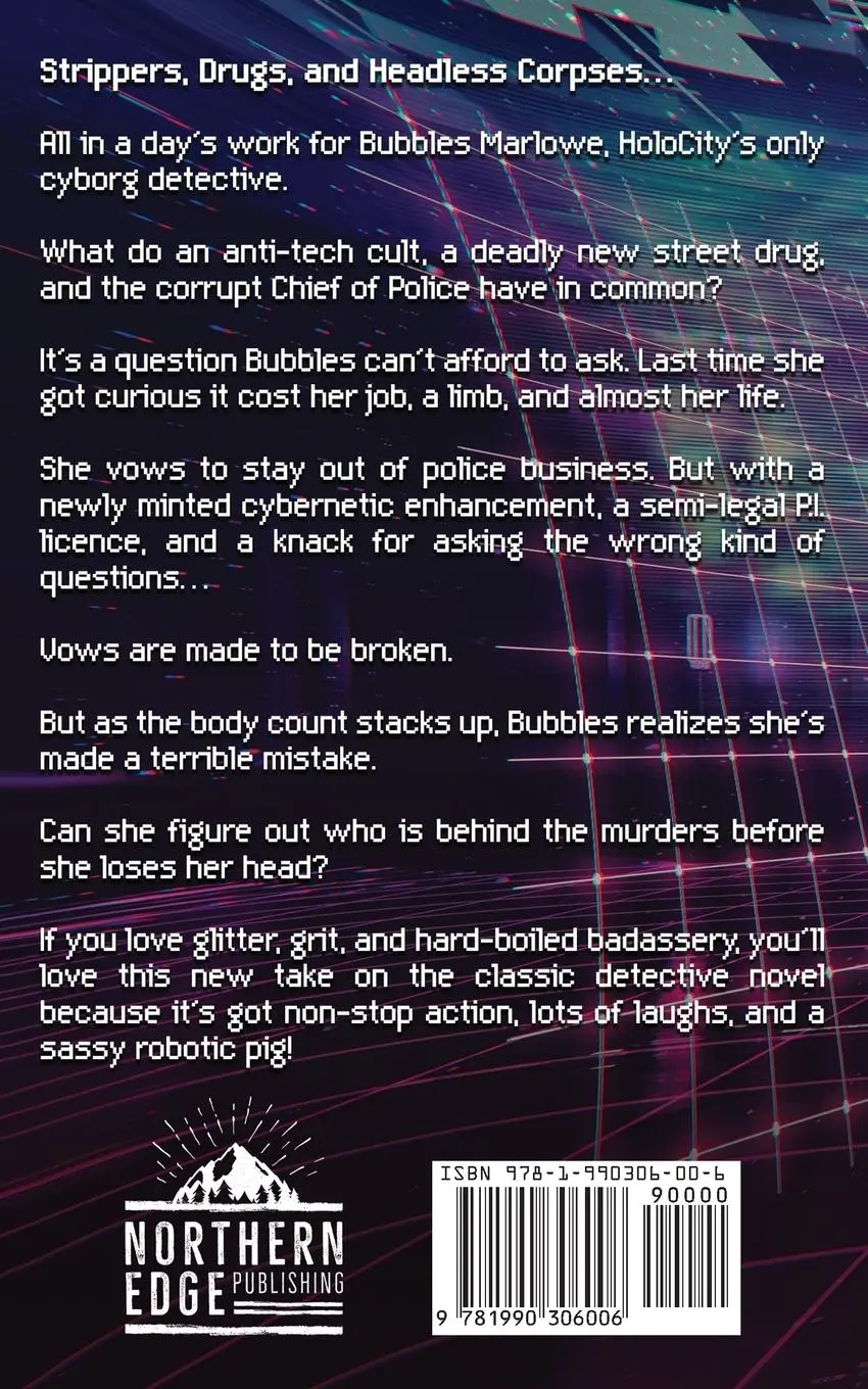 Rückseite: 9781990306006 | Tropical Punch | A cyber noir detective novel | S. C. Jensen | Buch
