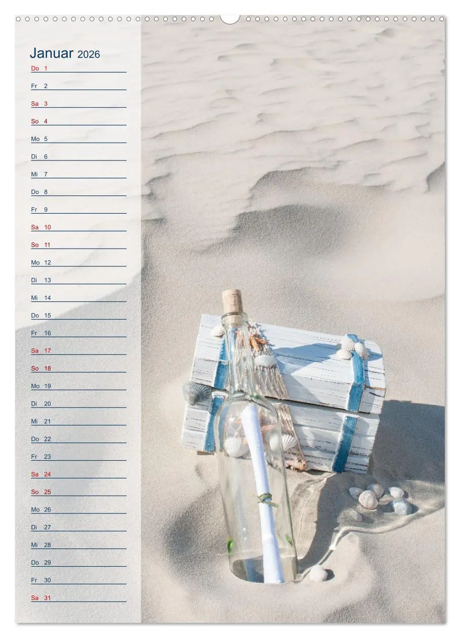 Bild: 9783516366006 | Maritim - Geburtstagskalender (Wandkalender 2026 DIN A2 hoch),...