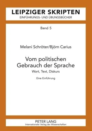 Cover: 9783631586006 | Vom politischen Gebrauch der Sprache | Björn Carius (u. a.) | Buch