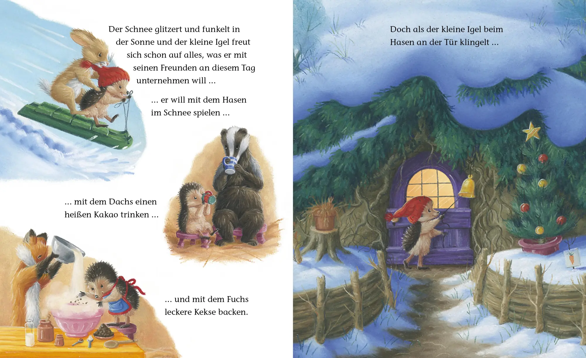 Bild: 9783765546006 | Der kleine Igel und der turbulente Weihnachtstag | M Christina Butler