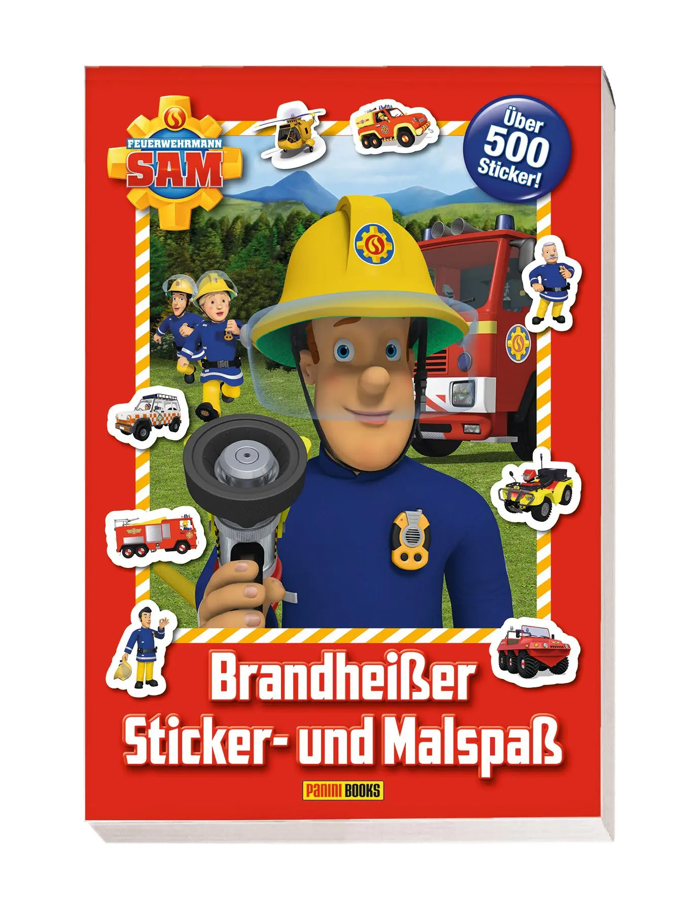 Cover: 9783833236006 | Feuerwehrmann Sam: Brandheißer Sticker- und Malspaß | Panini | Buch