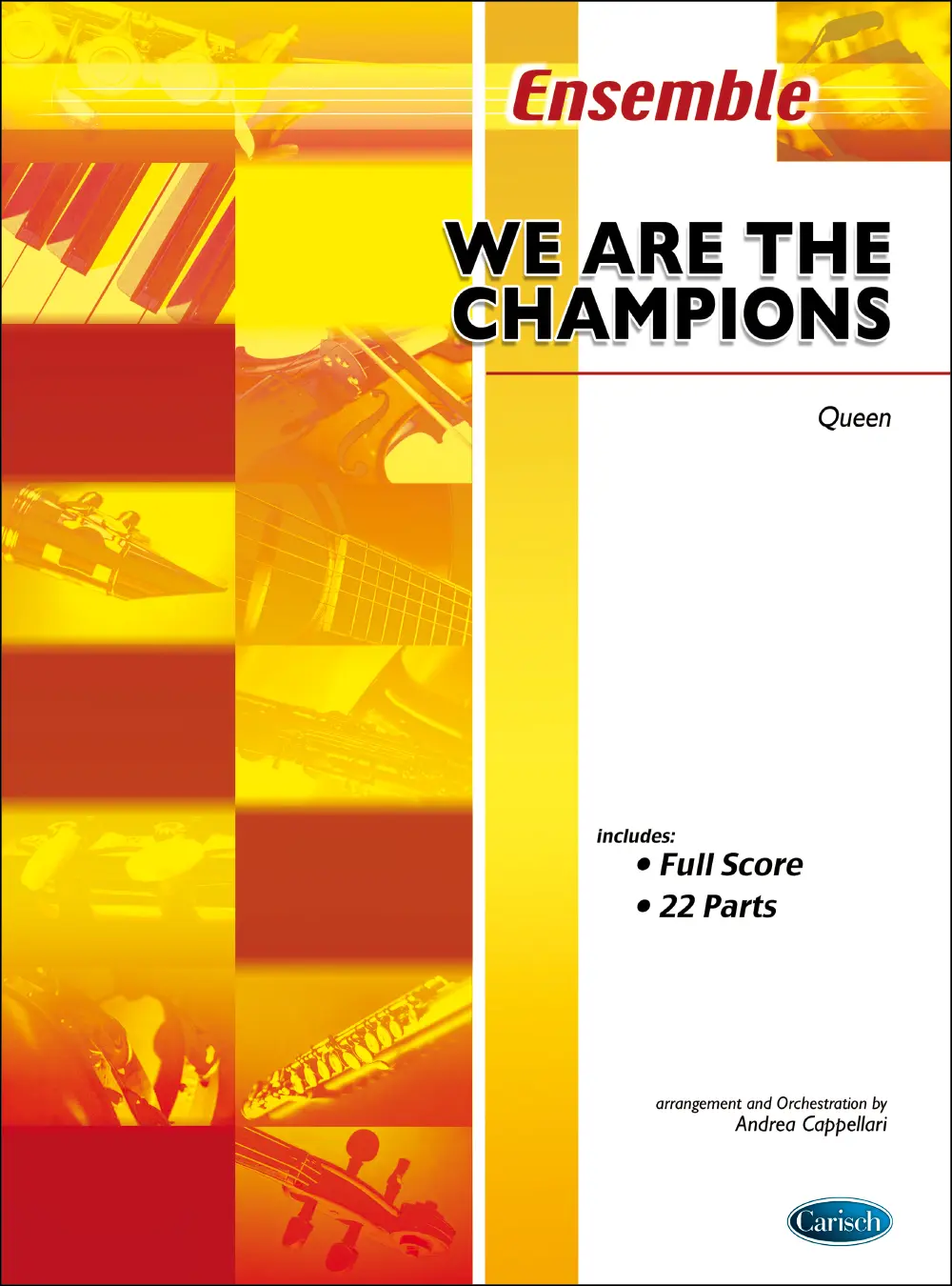 Cover: 9788850706006 | We Are The Champions | Freddie Mercury | Ensemble series (Carisch)