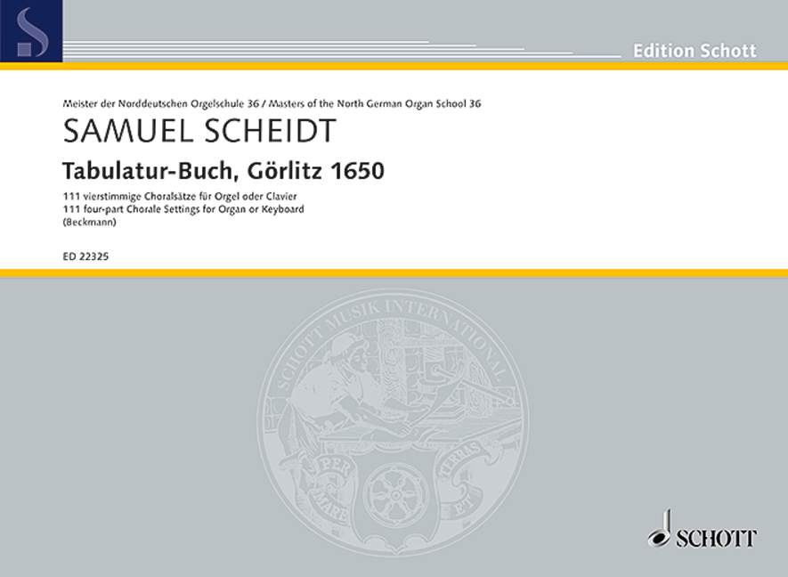 Cover: 9790001136006 | Tabulatur-Buch, Görlitz 1650 | Samuel Scheidt | Buch | Buch | Deutsch