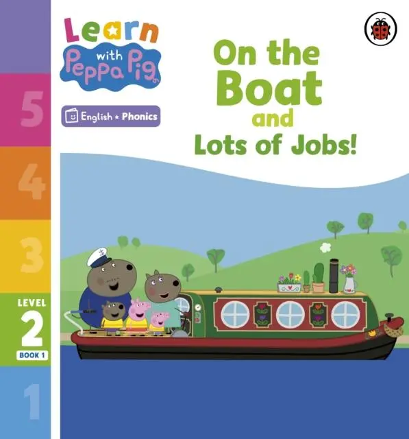 Cover: 9780241576106 | Learn with Peppa Phonics Level 2 Book 1 - On the Boat and Lots of...