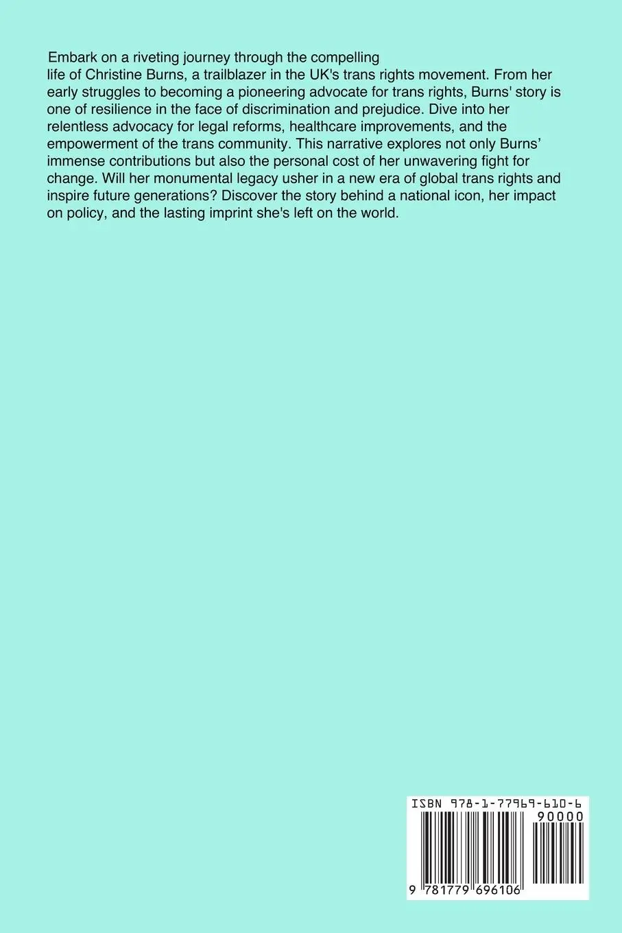 Rückseite: 9781779696106 | Christine Burns | The UK Trans Rights Icon - Unauthorized | Mei Zhu
