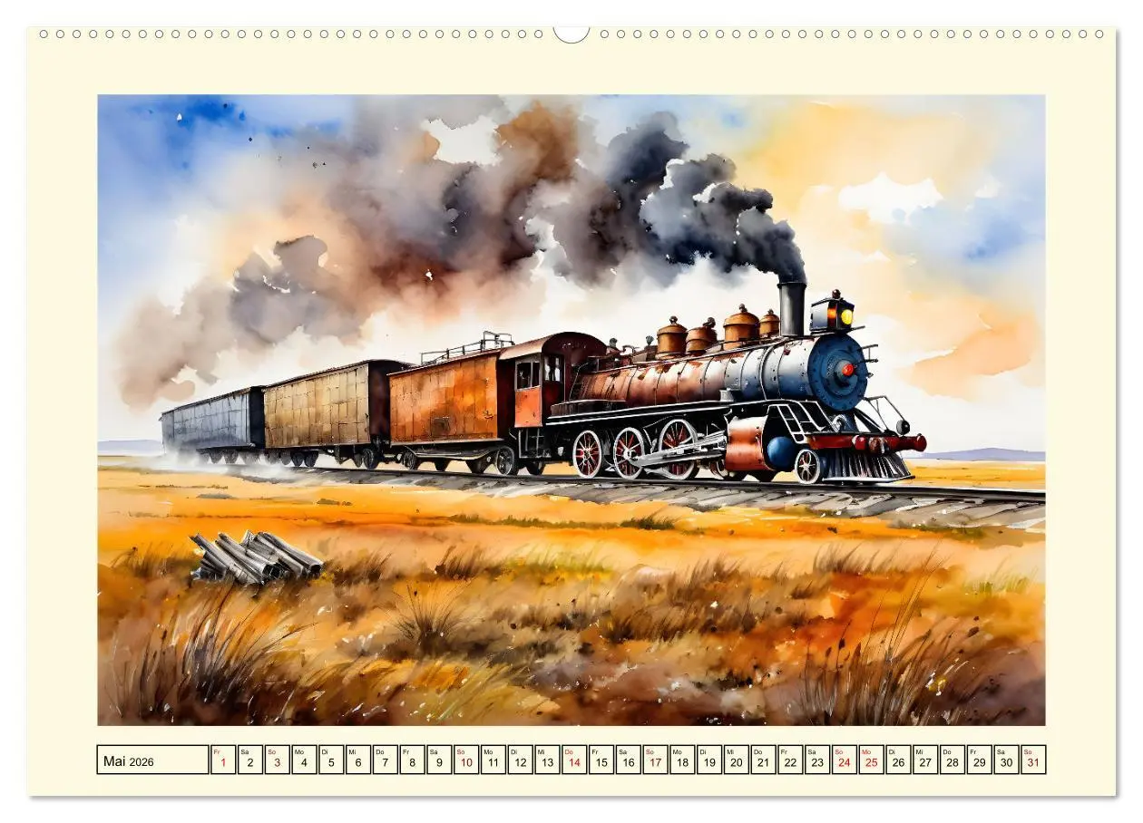 Bild: 9783457266106 | Nostalgie - der Wilde Westen (hochwertiger Premium Wandkalender...