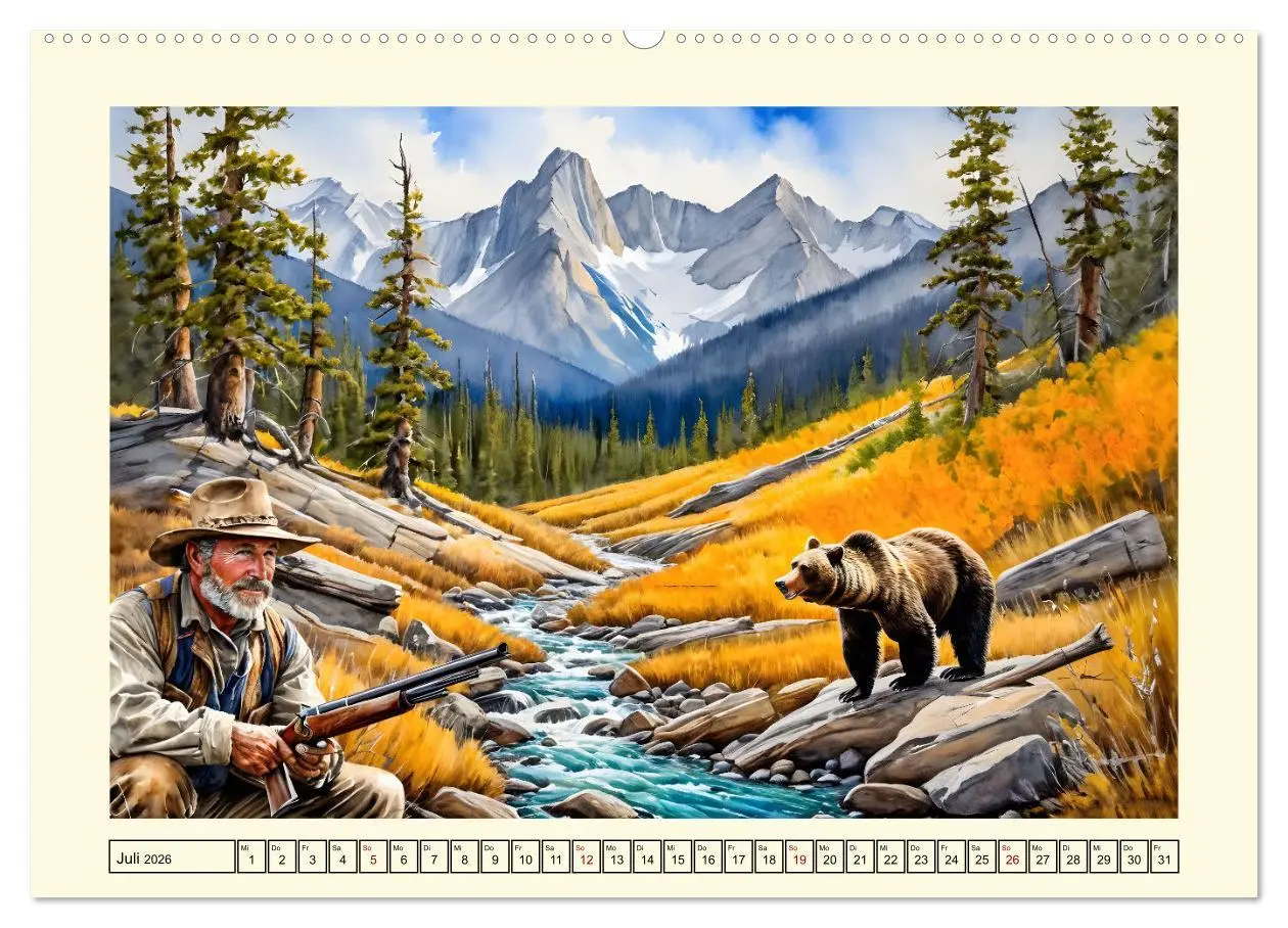 Bild: 9783457266106 | Nostalgie - der Wilde Westen (hochwertiger Premium Wandkalender...