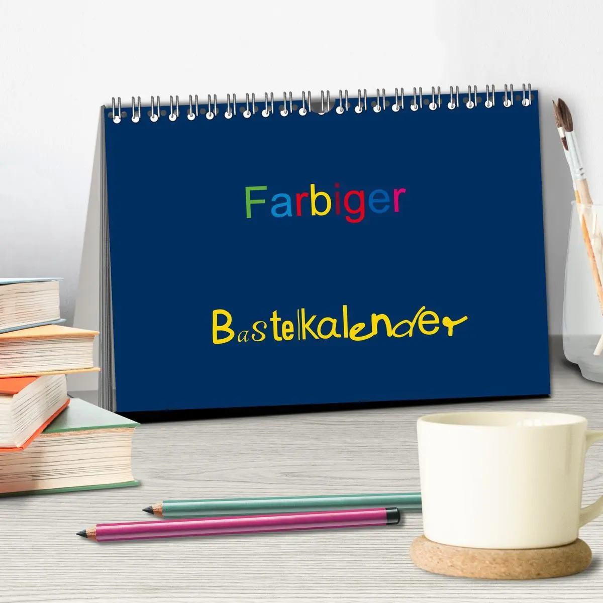 Bild: 9783516046106 | Farbiger Bastelkalender (Tischkalender 2026 DIN A5 quer), CALVENDO...