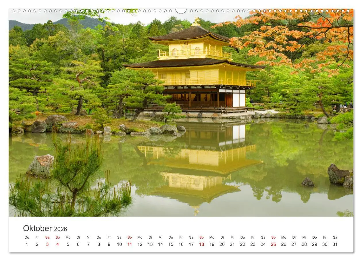 Bild: 9783457636206 | Gärten in Japan (Wandkalender 2026 DIN A2 quer), CALVENDO...
