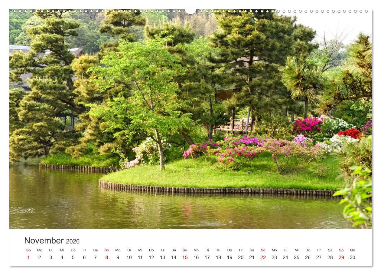 Bild: 9783457636206 | Gärten in Japan (Wandkalender 2026 DIN A2 quer), CALVENDO...
