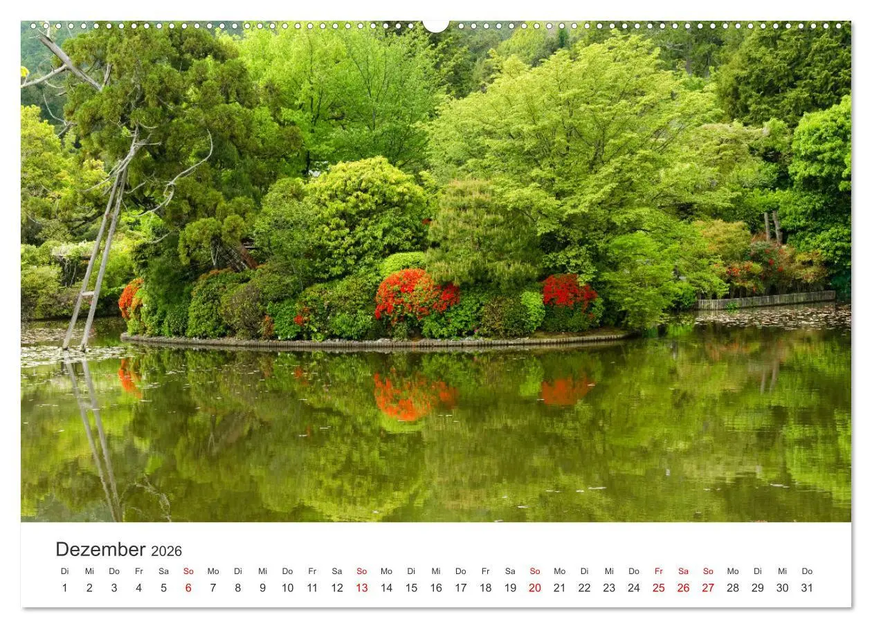 Bild: 9783457636206 | Gärten in Japan (Wandkalender 2026 DIN A2 quer), CALVENDO...
