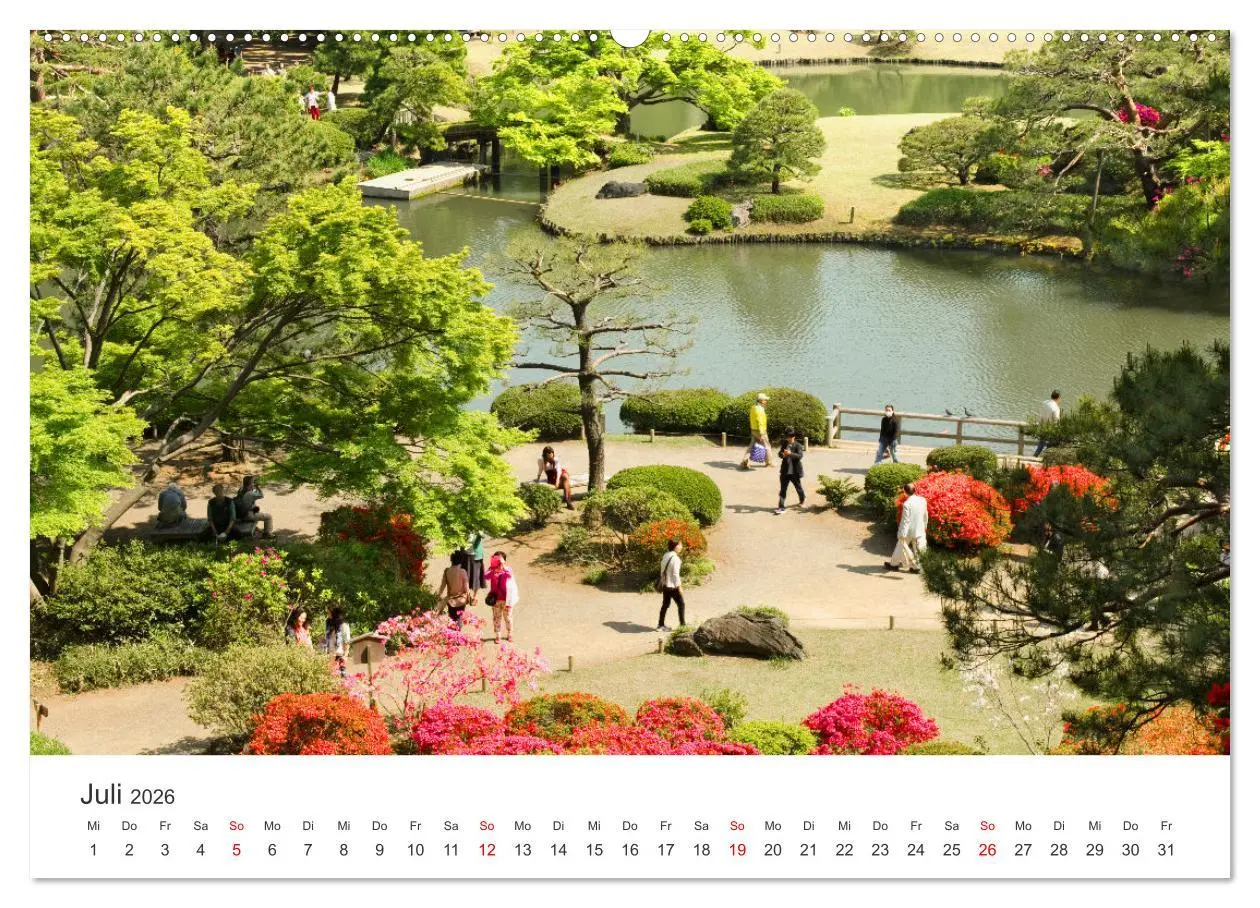Bild: 9783457636206 | Gärten in Japan (Wandkalender 2026 DIN A2 quer), CALVENDO...