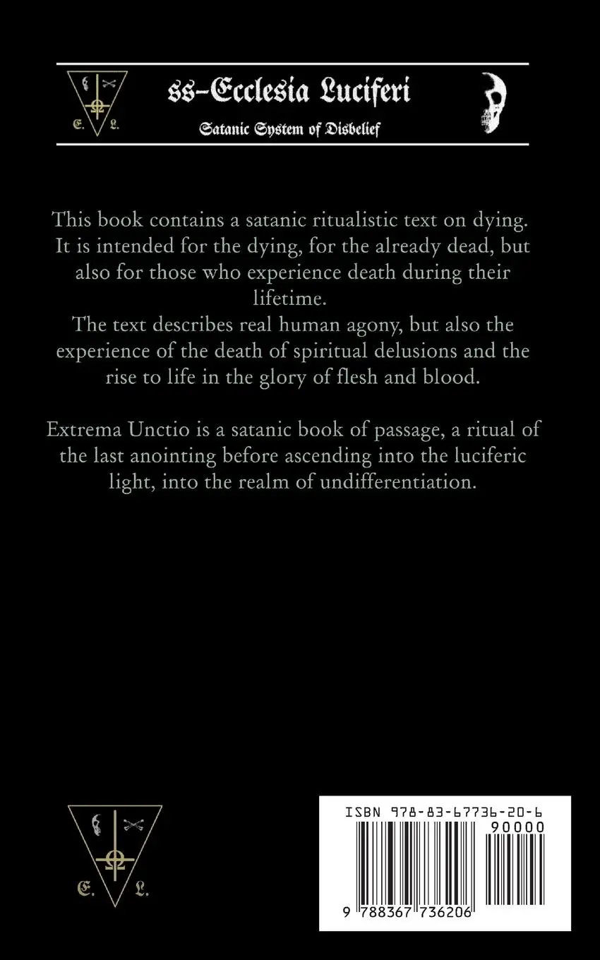 Rückseite: 9788367736206 | Extrema Unctio | Satanic Last Rites | Lcf Ns | Taschenbuch | Englisch