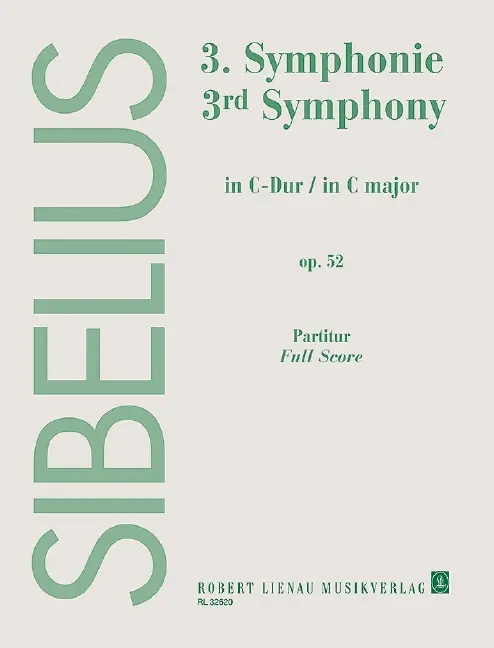 Cover: 9790011326206 | Symphonie Nr. 3 C-Dur | op. 52. Orchester. Partitur., Dt/engl/frz