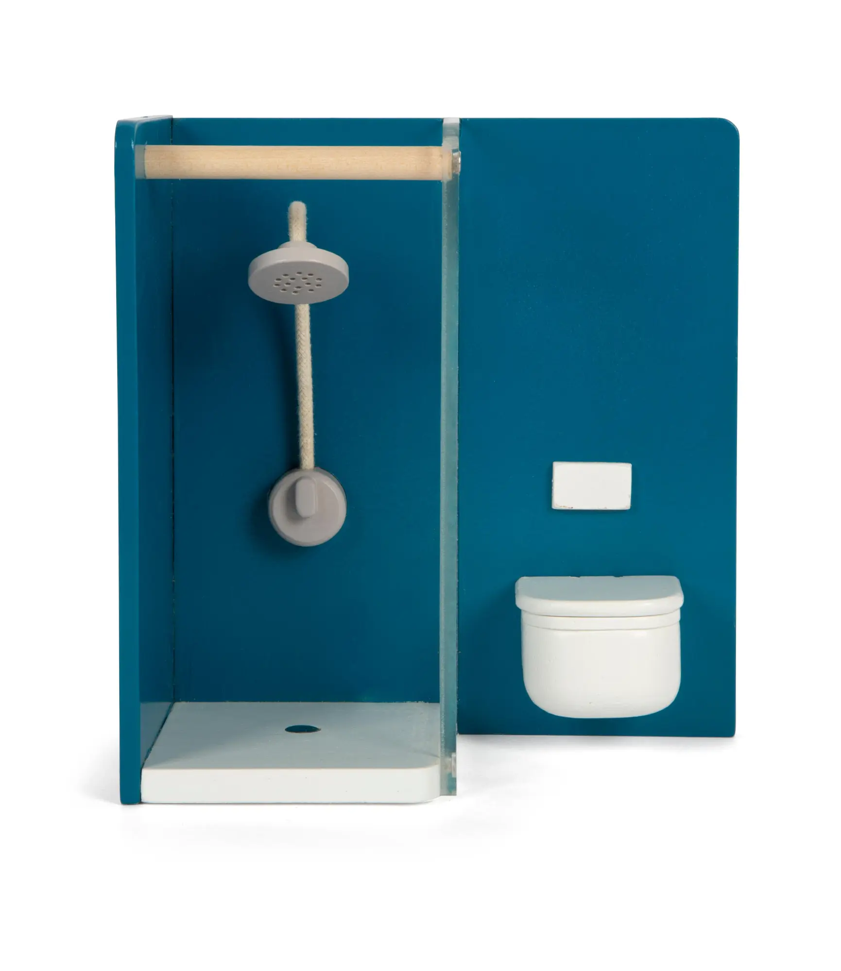 Bild: 4020972126306 | Puppenhausmöbel Badezimmer | Dusche: ca. 15 x 9,4 x 16 cm | 12630