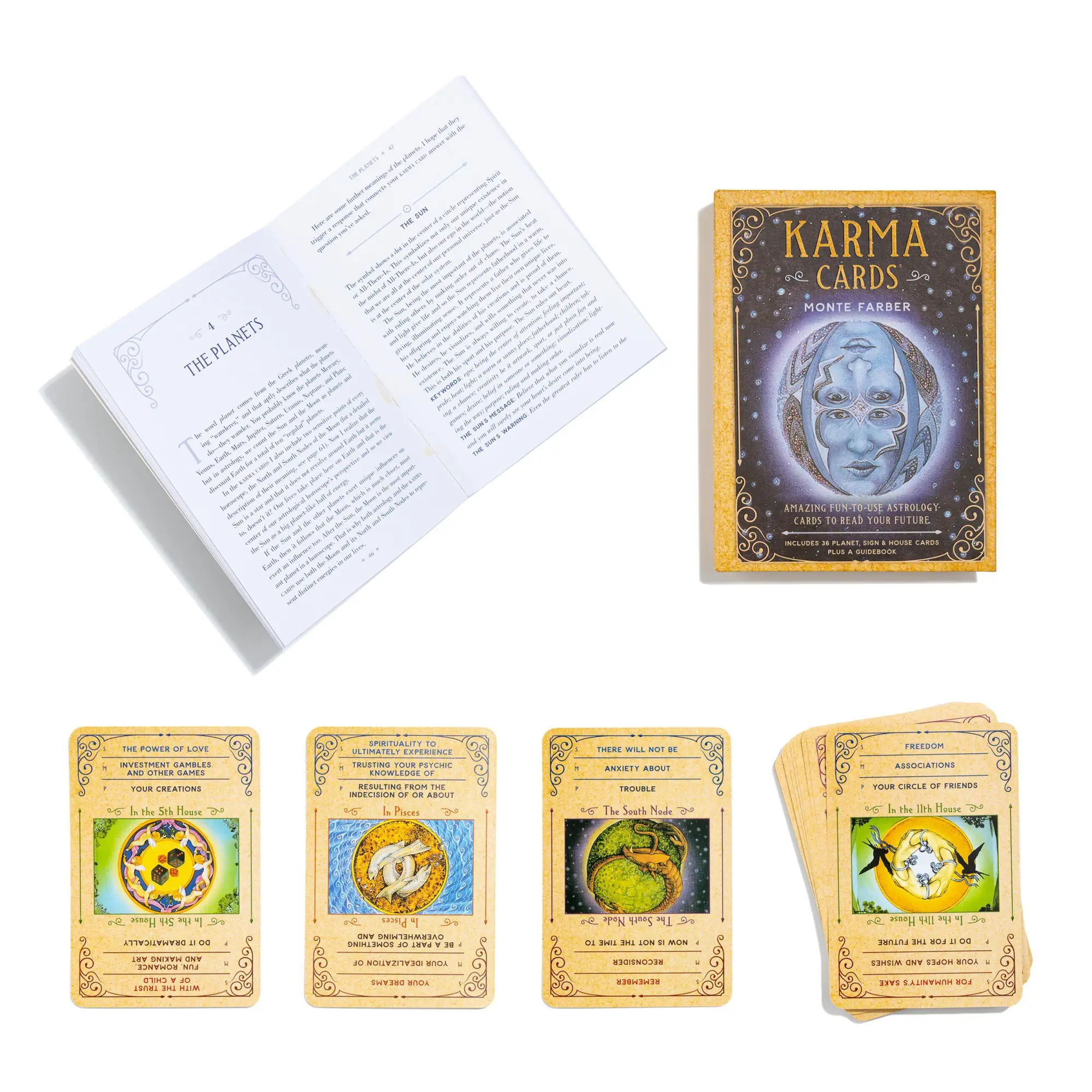 Bild: 9781454926306 | Karma Cards Astrology Deck | Monte Farber | Taschenbuch | Englisch