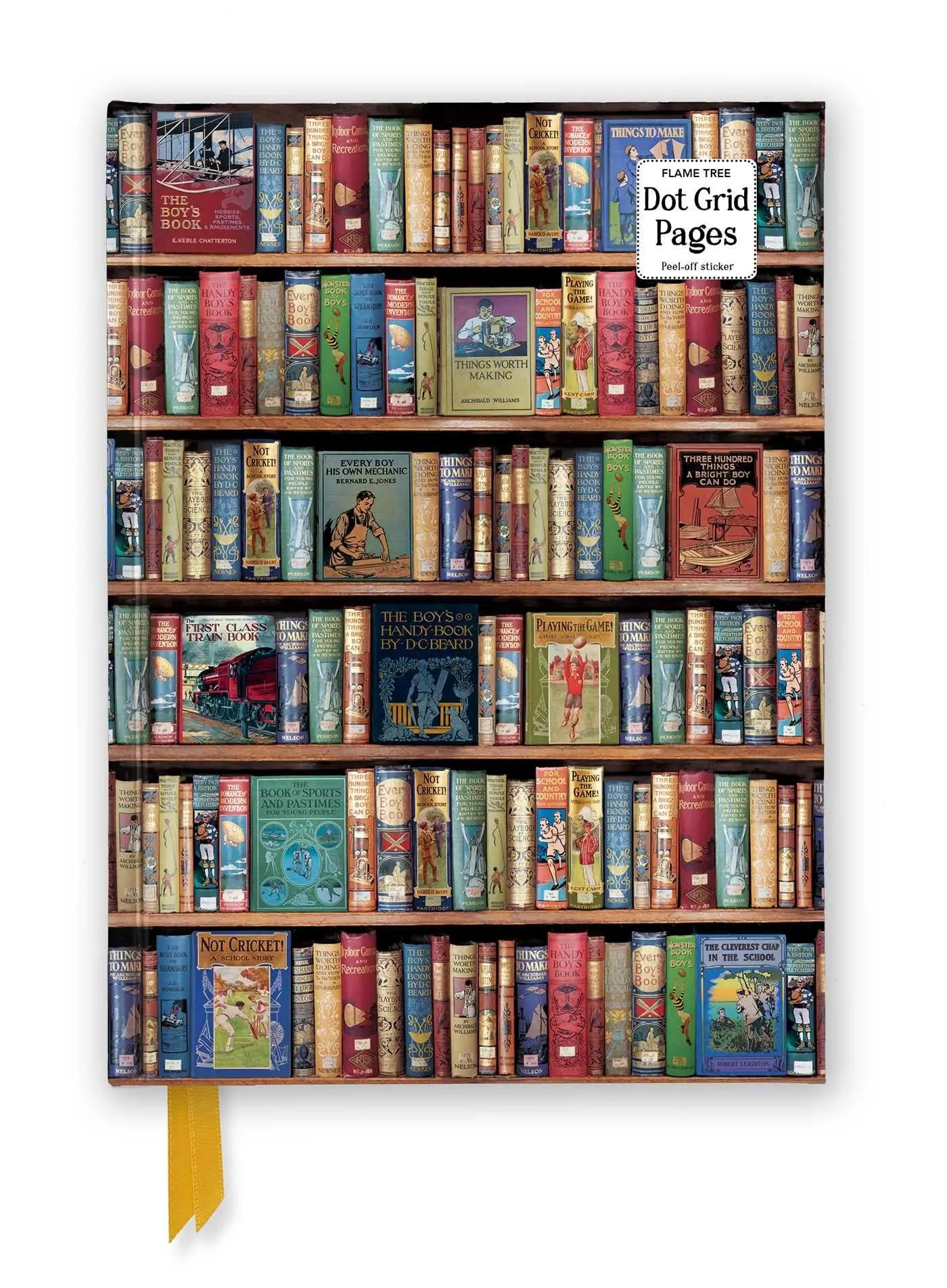 Bodleian Libraries: Hobbies & Pastimes Bookshelves (Foiled Dot Grid Journal)
