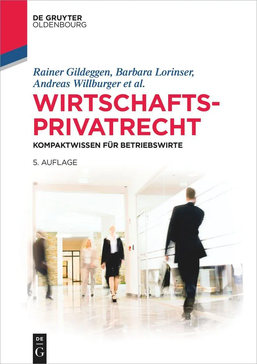 Cover: 9783111016306 | Wirtschaftsprivatrecht | Kompaktwissen für Betriebswirte | Taschenbuch