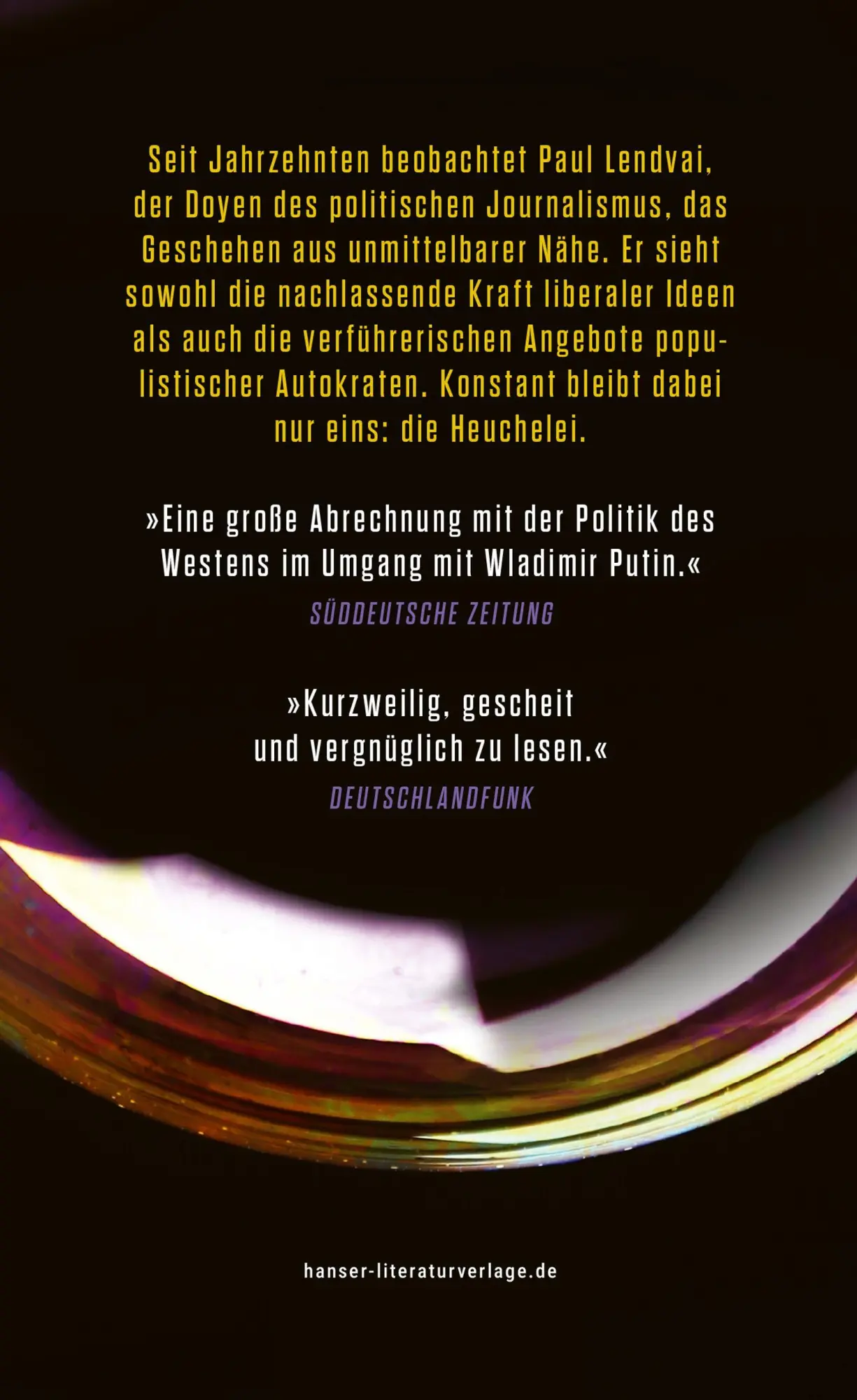Bild: 9783446286306 | Über die Heuchelei | Paul Lendvai | Taschenbuch | 176 S. | Deutsch
