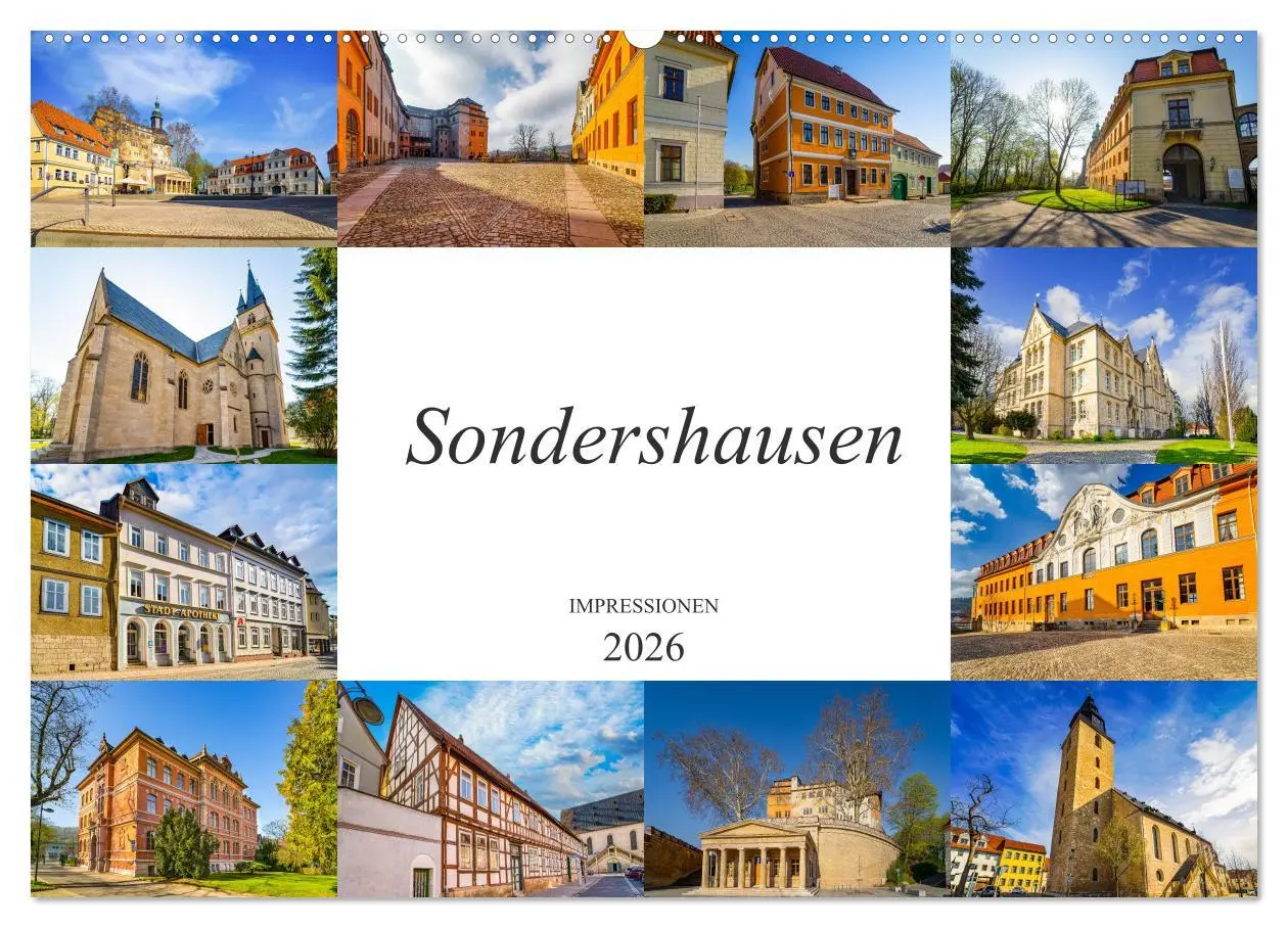 Cover: 9783457796306 | Sondershausen Impressionen (Wandkalender 2026 DIN A2 quer),...