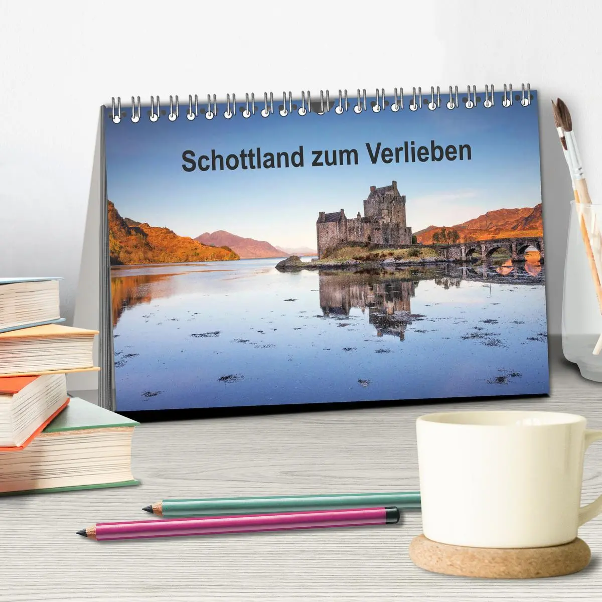 Bild: 9783457936306 | Schottland zum Verlieben (Tischkalender 2026 DIN A5 quer), CALVENDO...