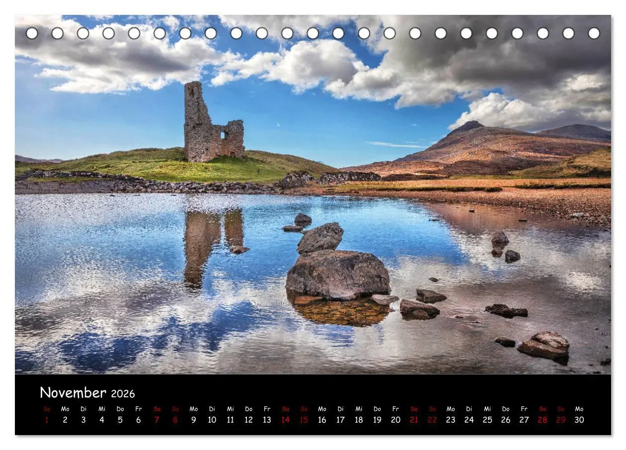 Bild: 9783457936306 | Schottland zum Verlieben (Tischkalender 2026 DIN A5 quer), CALVENDO...