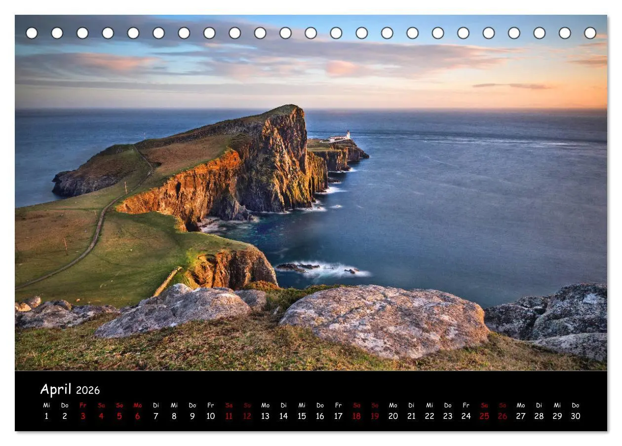 Bild: 9783457936306 | Schottland zum Verlieben (Tischkalender 2026 DIN A5 quer), CALVENDO...
