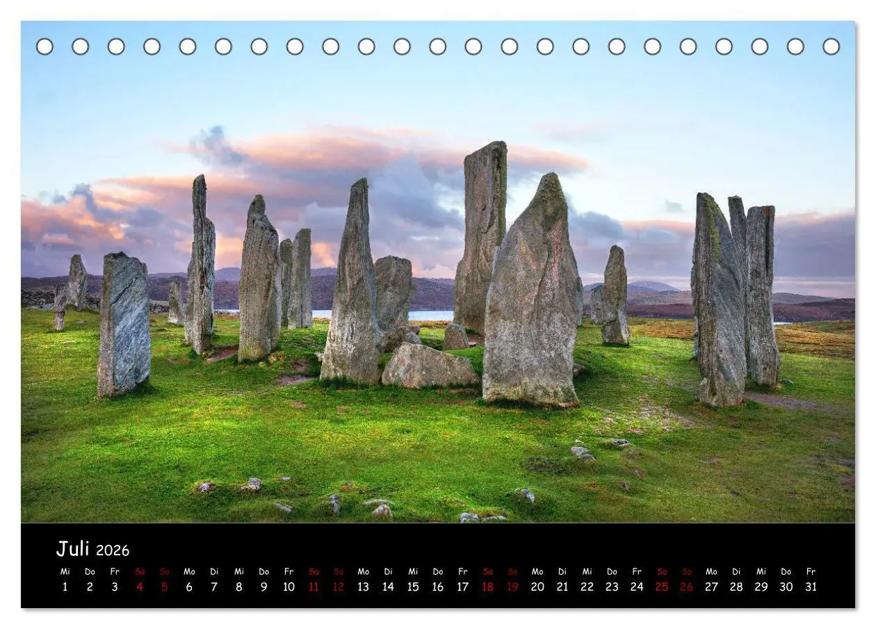 Bild: 9783457936306 | Schottland zum Verlieben (Tischkalender 2026 DIN A5 quer), CALVENDO...