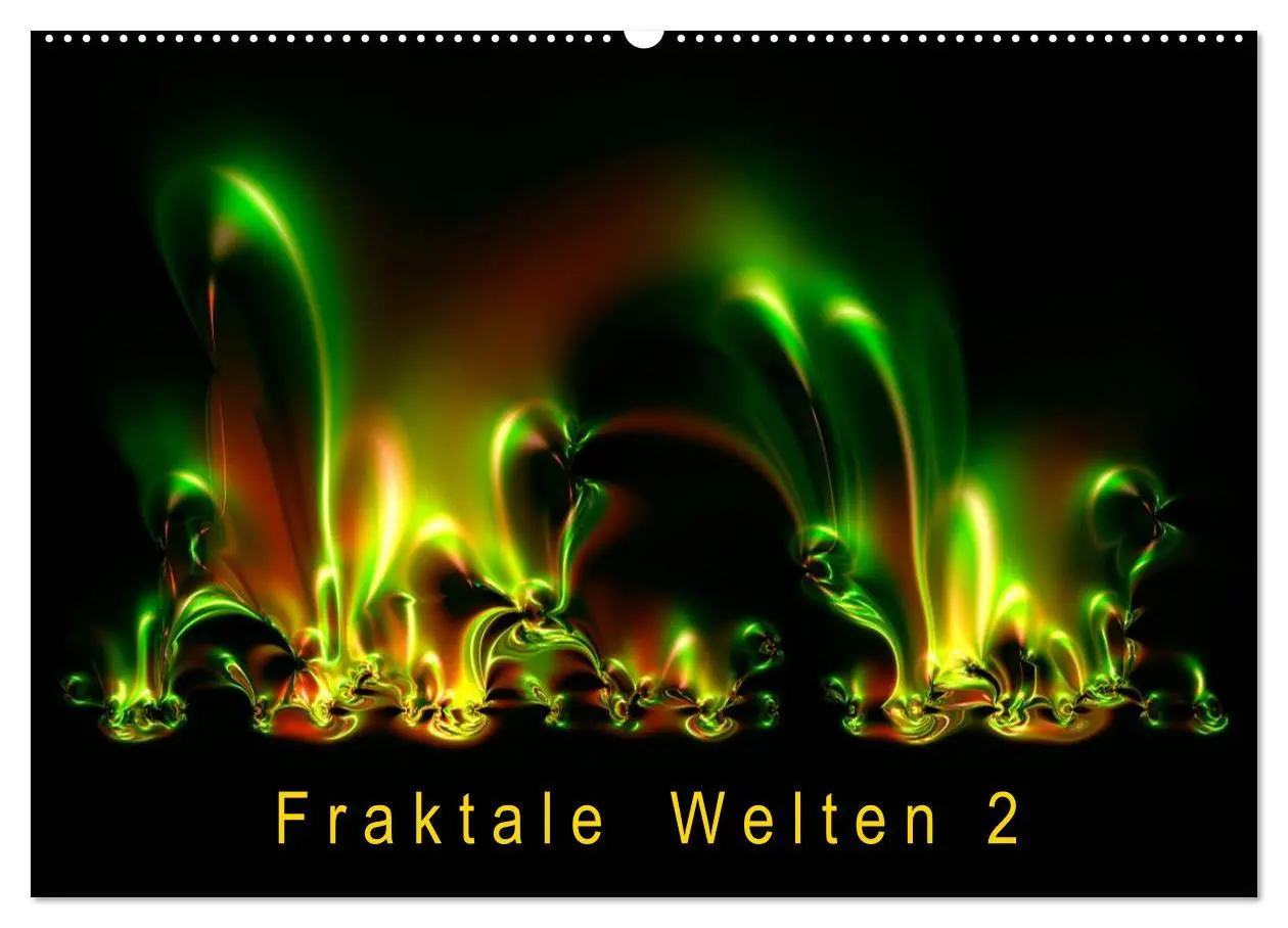 Cover: 9783516196306 | Fraktale Welten 2 (Wandkalender 2026 DIN A2 quer), CALVENDO...