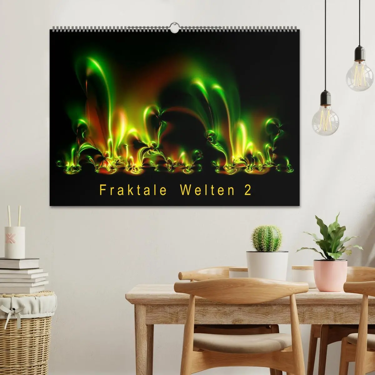 Bild: 9783516196306 | Fraktale Welten 2 (Wandkalender 2026 DIN A2 quer), CALVENDO...
