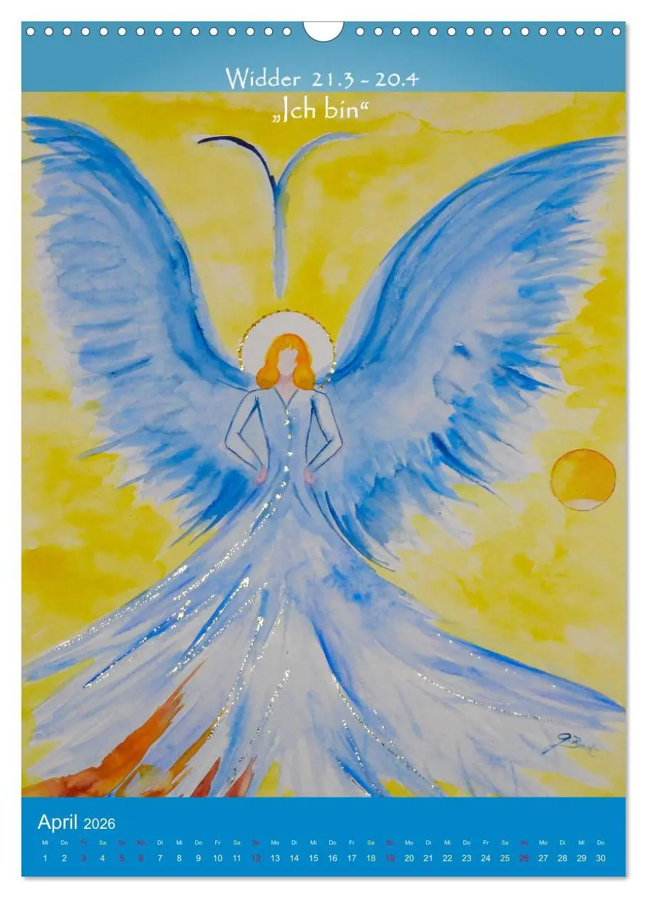 Bild: 9783516266306 | Dein Sternzeichen als Engel (Wandkalender 2026 DIN A3 hoch),...