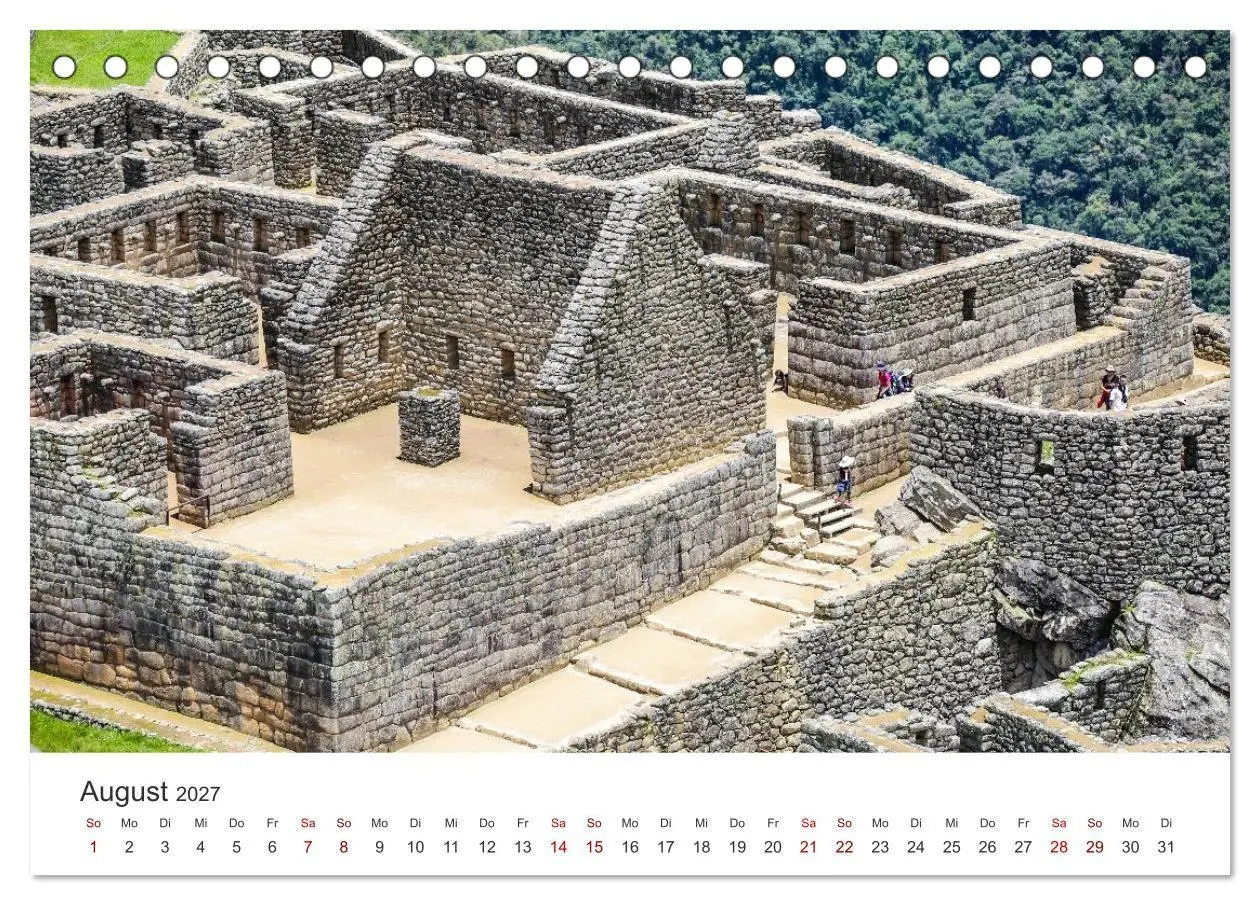 Bild: 9783516886306 | Macchu Picchu (Tischkalender 2027 DIN A5 quer), CALVENDO...