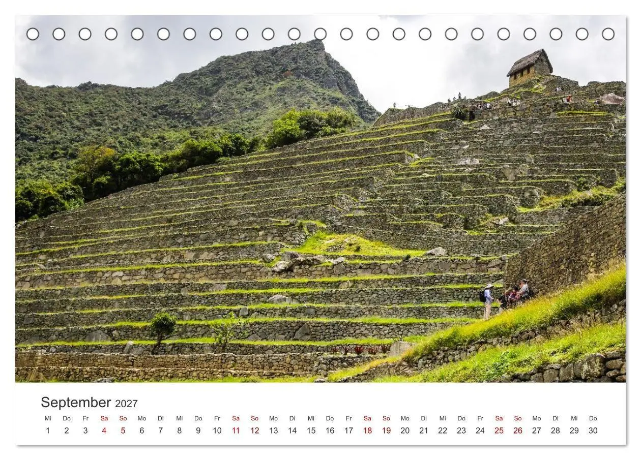 Bild: 9783516886306 | Macchu Picchu (Tischkalender 2027 DIN A5 quer), CALVENDO...