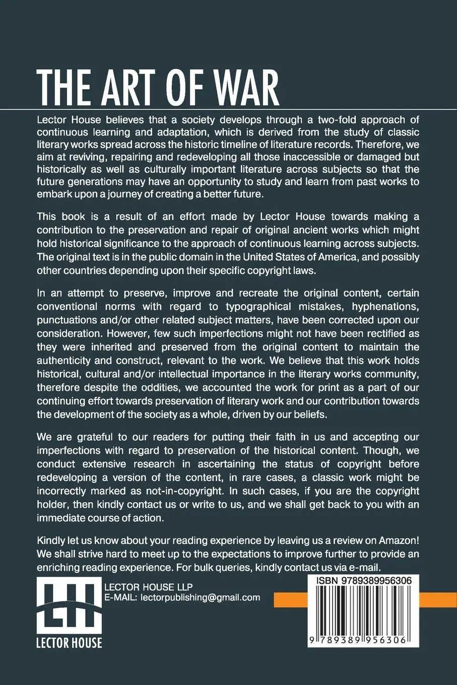 Rückseite: 9789389956306 | The Art Of War | Antoine Henri De Jomini | Taschenbuch | Englisch