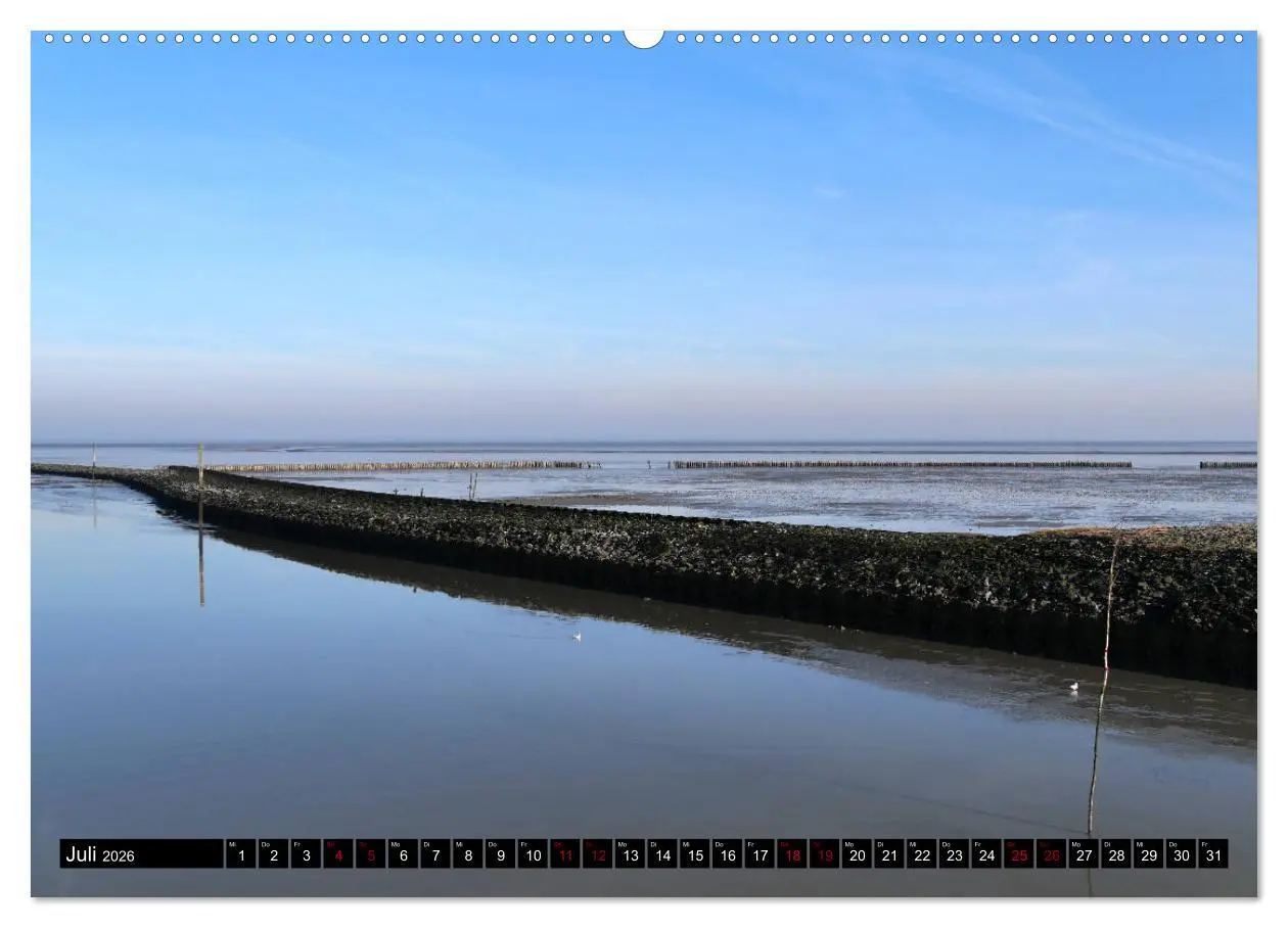 Bild: 9783457786406 | Bensersiel Küste und mehr (Wandkalender 2026 DIN A2 quer), CALVENDO...