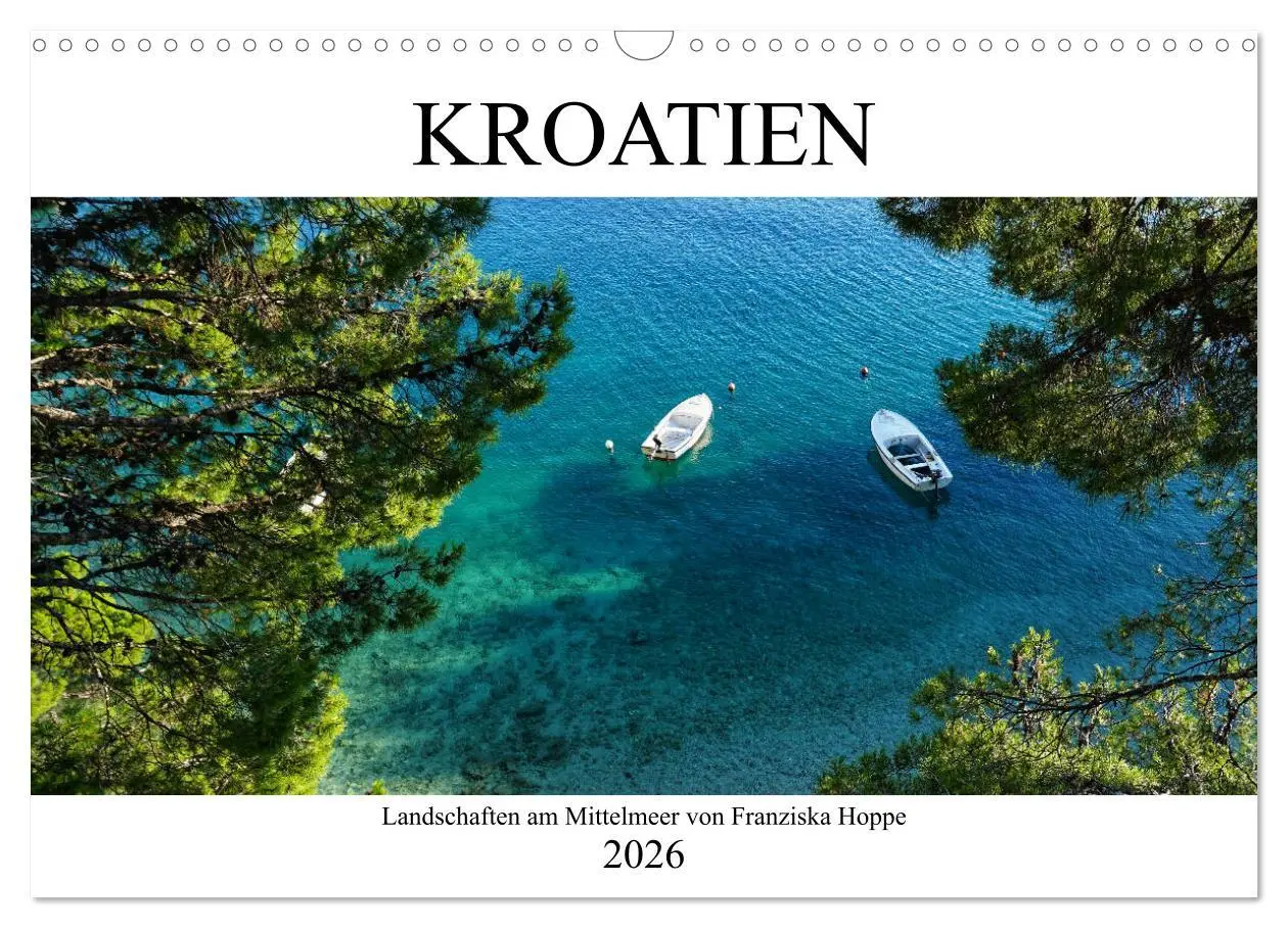 Cover: 9783457926406 | Kroatien - Landschaften am Mittelmeer (Wandkalender 2026 DIN A3...