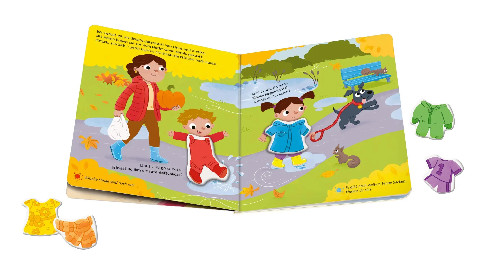 Bild: 9783473456406 | Play+ Mein Spiel mit-Magnetbuch Komm, wir lernen die Farben - ab 18...