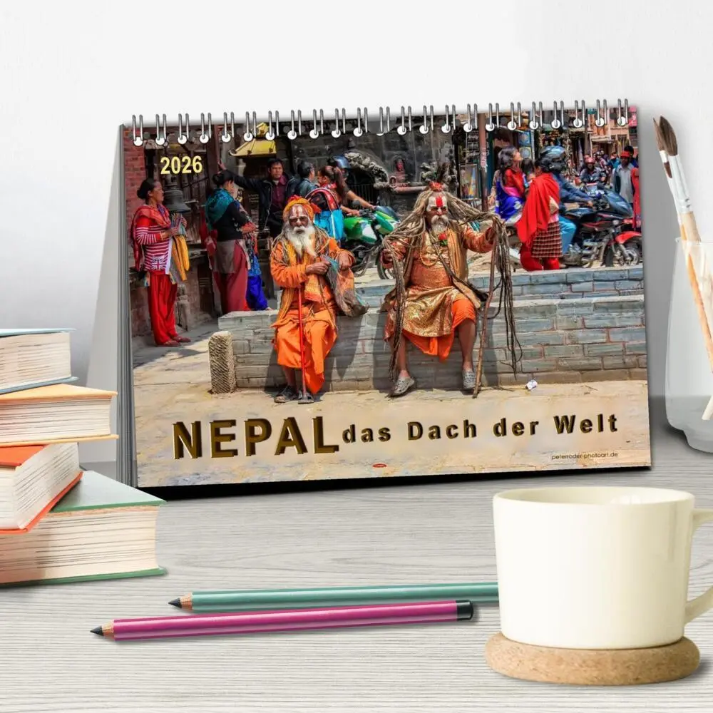 Bild: 9783516016406 | Nepal - das Dach der Welt (Tischkalender 2026 DIN A5 quer),...