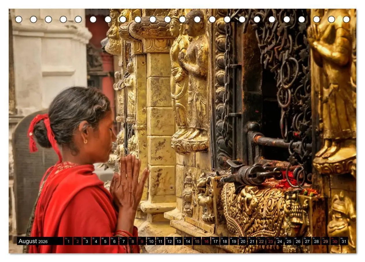 Bild: 9783516016406 | Nepal - das Dach der Welt (Tischkalender 2026 DIN A5 quer),...