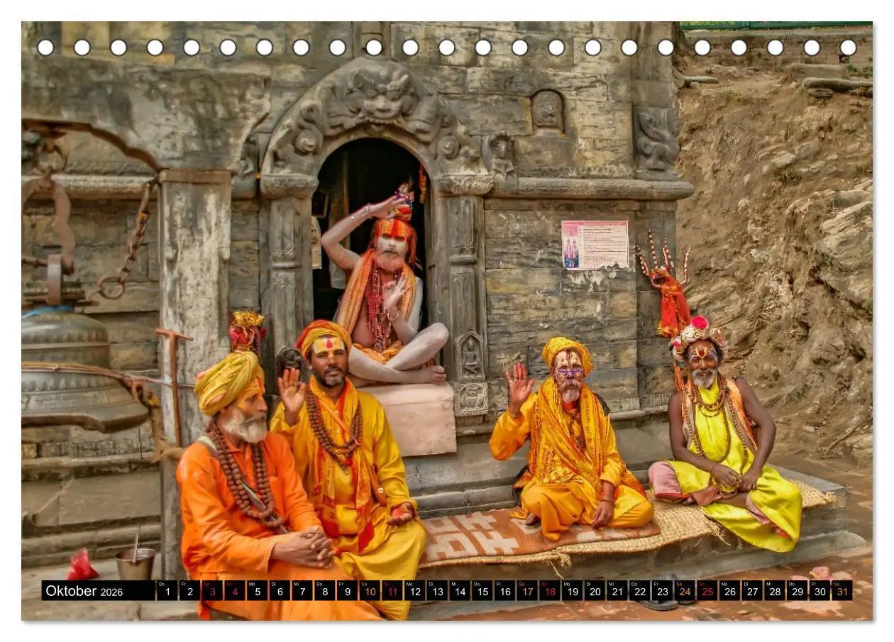 Bild: 9783516016406 | Nepal - das Dach der Welt (Tischkalender 2026 DIN A5 quer),...