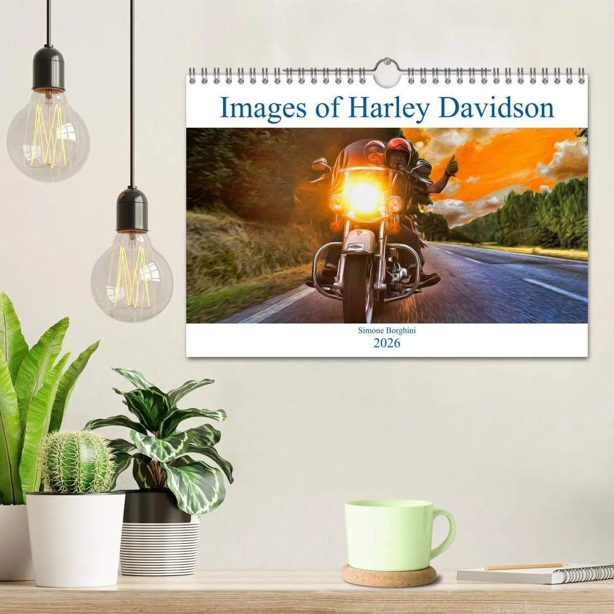 Bild: 9783516566406 | Images of Harley Davidson (Wall Calendar 2026 DIN A4 landscape),...