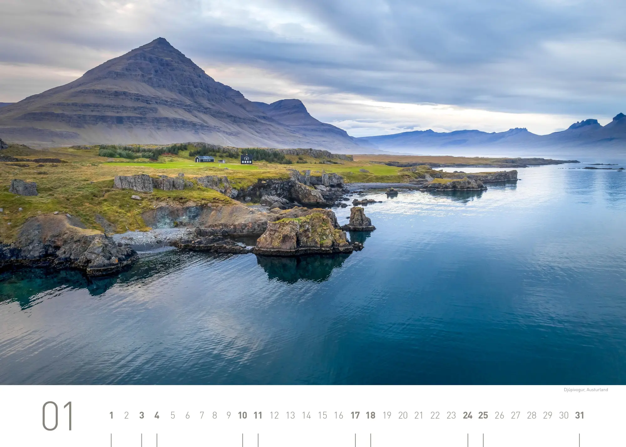Bild: 9783968556406 | Island Exklusivkalender 2026 | Limited Edition (70 x 50 cm) | Kalender