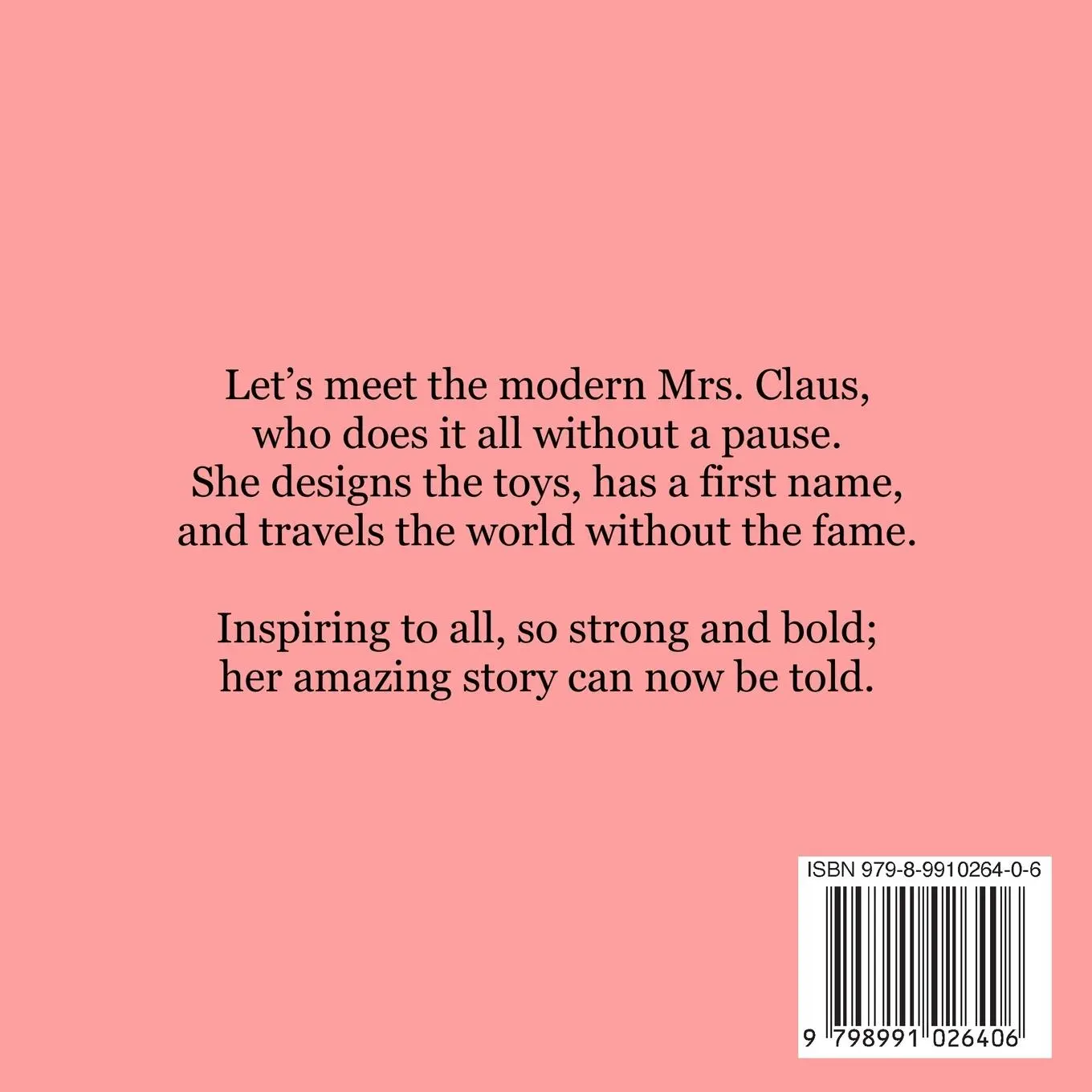 Rückseite: 9798991026406 | Mrs. Claus Does It All | Amy Dziewiontkoski | Taschenbuch | Englisch