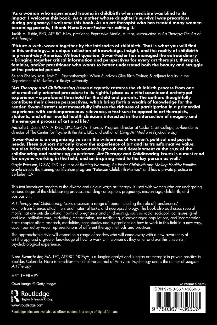 Rückseite: 9780367436506 | Art Therapy and Childbearing Issues | Birth, Death, and Rebirth | Buch