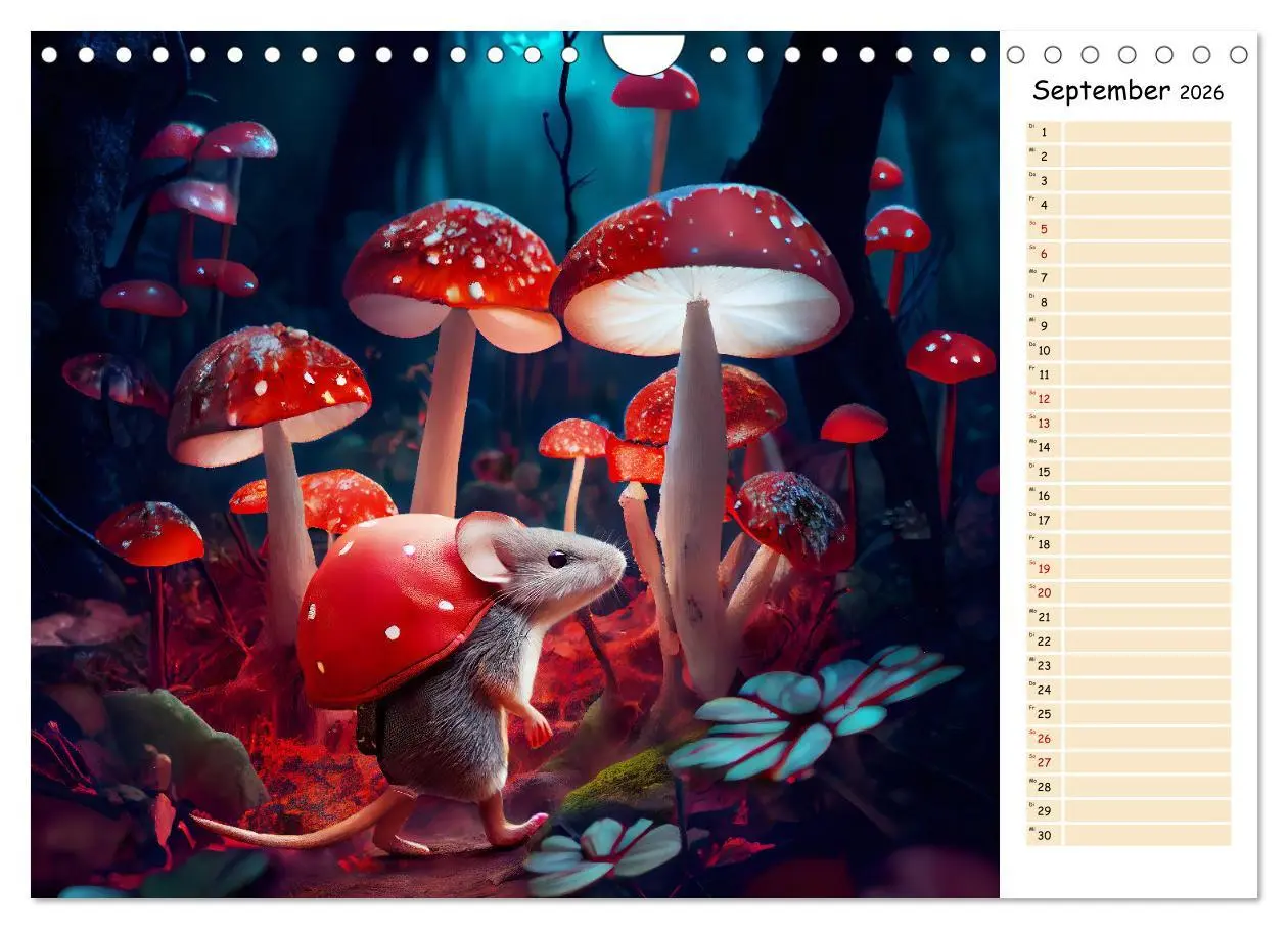 Bild: 9783457536506 | Maus auf Tour - Abenteuerkalender für Kids mit Planer (Wandkalender...