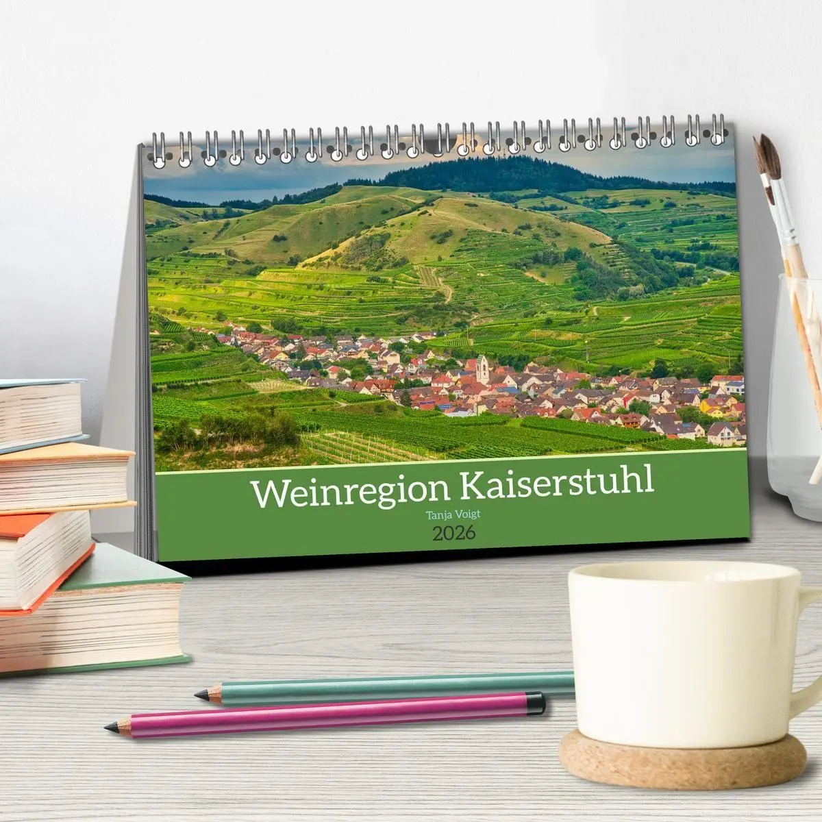 Bild: 9783457846506 | Weinregion Kaiserstuhl (Tischkalender 2026 DIN A5 quer), CALVENDO...